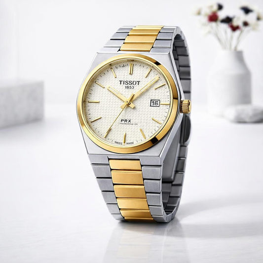 Premium Two Tone Watch For Man