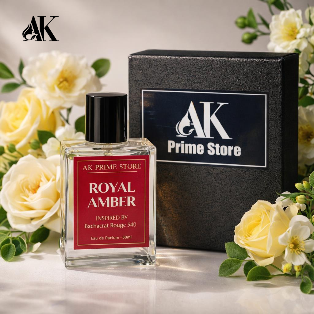 Royal Amber Perfume – Warm & Luxurious Fragrance | AK Prime Store