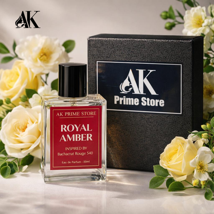 Royal Amber Perfume – Warm & Luxurious Fragrance | AK Prime Store